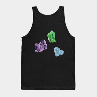 Gems and Mineral Trio Stickers- Cute and Trendy Stickers- Tank Top